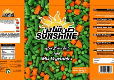 Mixed vegetables Large