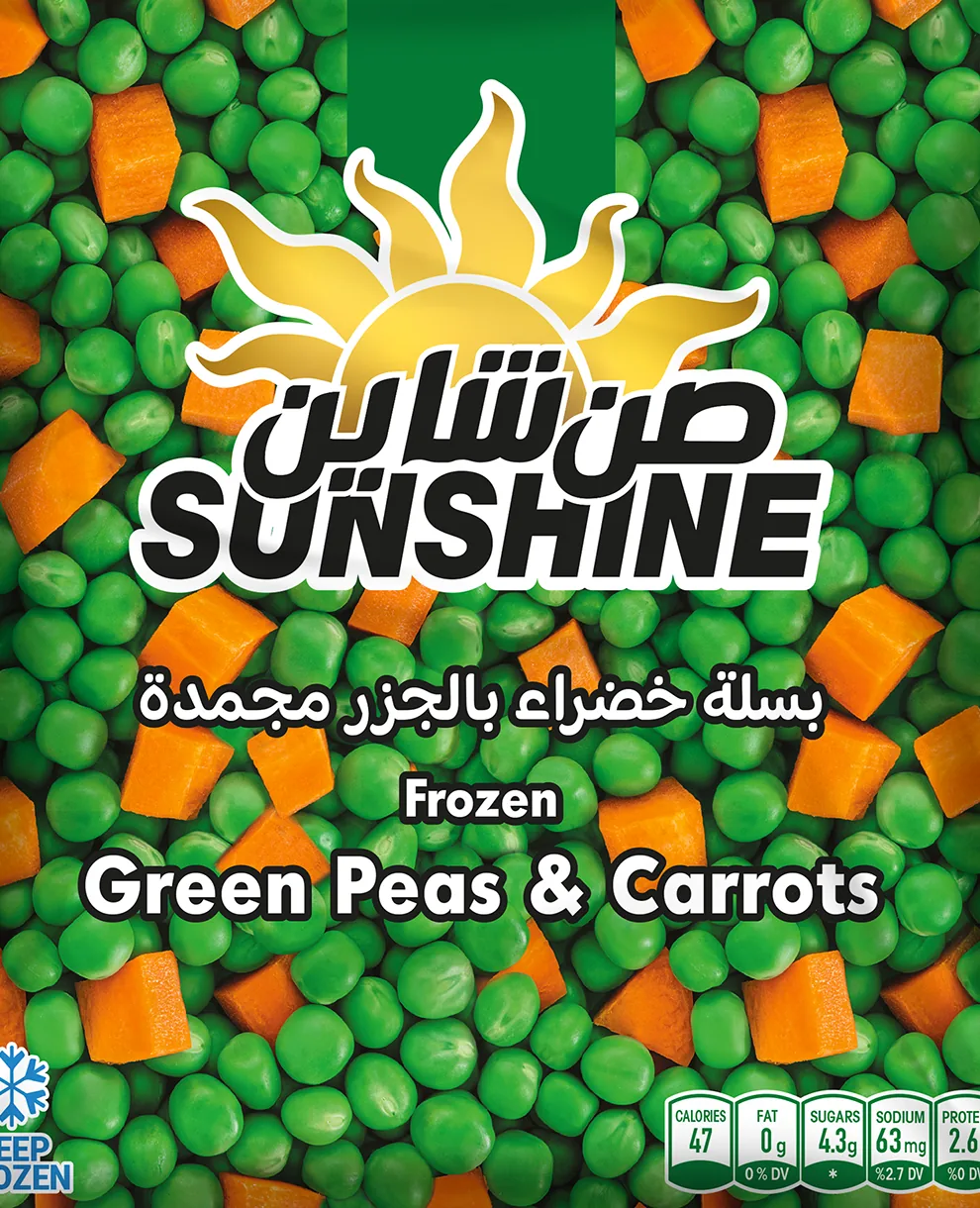 Export Opportunities 1 Sunshine frozen green peas and carrots